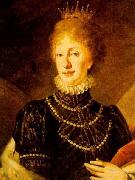 Joseph Nigg Maria Theresia of Naples Sicily oil